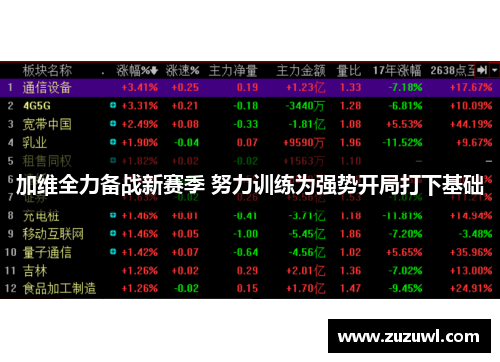 加维全力备战新赛季 努力训练为强势开局打下基础